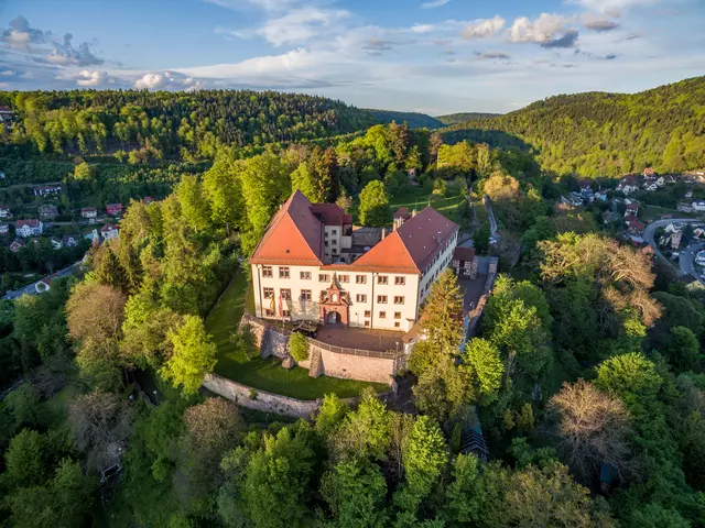 Die malerische Stadt an der Enz