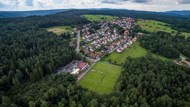 Die malerische Stadt an der Enz